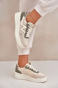 Boto Dámské Sportovní Boty Na Platformě Leopardí Zelené Lorori