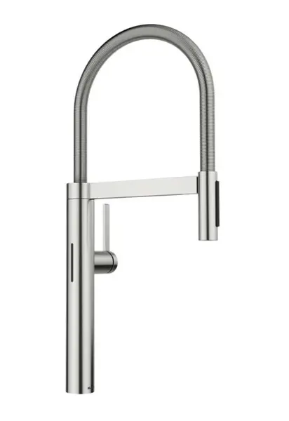 Blanco Culina S - Elektronická dřezová baterie s flexibilním ramenem a sprškou, síťové napájení, ocel 527462