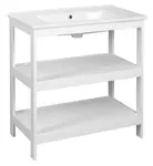 Aqualine Etide - Umyvadlová skříňka 82x85x44 cm, bílá mat ET830