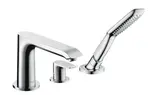 Hansgrohe Metris New - Baterie na okraj vany, 3-otvorová instalace, chrom 31190000