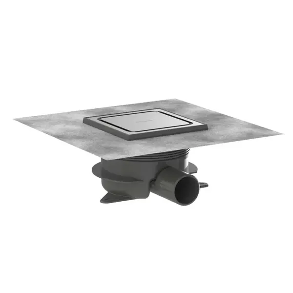 Hansgrohe RainDrain Spot Plus - Podlahová vpust, 15x15 cm, kartáčovaná nerezová ocel 56225800