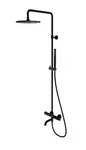 OMNIRES Y - Sprchový set s vanovým termostatem, průměr 25 cm, černá Y1234BL