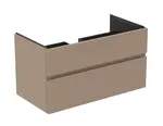 Ideal Standard Finesse - Umyvadlová skříňka, 100x51x55 cm, 2 zásuvky, Matt Greige E3397UP