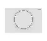 Geberit Sigma10 - Ovládání splachování, matná bílá 115.758.01.5