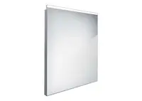 Nimco Zrcadla - Zrcadlo s LED osvětlením, 60x70 cm, hliník ZP 8002