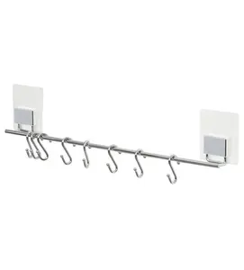 Compactor Bestlock Magic - Závěsná tyč, 8 háčků, chrom RAN6976