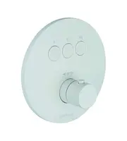 Paffoni Compact Box - Termostatická baterie pod omítku, pro 3 spotřebiče, matná bílá CPT019BO