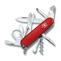 VICTORINOX - Střední kapesní nůž Explorer, 16 funkcí, červená 1.6703