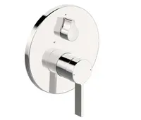 Hansa Loft - Vanová baterie pod omítku, s přepínačem pro 2 výstupy, chrom 87723003