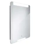 Nimco Zrcadla - Zrcadlo s LED osvětlením, 60x80 cm, dotykový senzor, hliník ZP 22002V