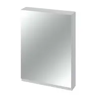 Cersanit Moduo - Zrcadlová skříňka, 80x60x14 cm, 1 dvířka, panty L/P, šedá S929-017