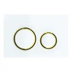 Geberit Sigma21 - Ovládací tlačítko pro 2 množství splachování, bílá/mosaz 115.652.SI.1