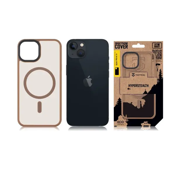 Zadní kryt Tactical MagForce Hyperstealth pro Apple iPhone 13, mocha mouse