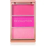 Revolution Blush Icon Palette paleta tvářenek odstín Hot Pink Flag 9.8 g