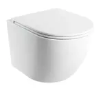OMNIRES Ottawa Comfort - Závesné WC s doskou SoftClose, Rimless, matná biela OTTAWASPMWBM