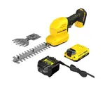 Stanley - 18V AKU nožnice na kríky a trávu, 1x aku 2,0 Ah Li-Ion, nabíjačka STCSS20D1-QW