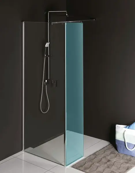 Polysan Modular Shower - Pevná sprchová stena MS2, 90 cm, na připojení pevného panelu, číre sklo MS2A-90
