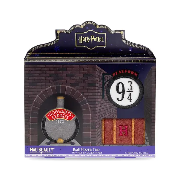 MAD BEAUTY Harry Potter set fizzer v darčekovom balení 3 kusy