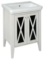 Sapho Cross - Umývadlová skrinka, 55x81x43 cm, 2 dvierka, starobiela CR260