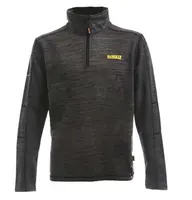 DeWALT - Pánska mikina Jonesborough Original, zips pri krku, veľkosť XXL, tmavo sivá 48935/XXL