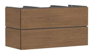 Hansgrohe Xilesa E - Umývadlová skrinka, 62x118x55 cm, 2 zásuvky, kašmírový dub 54304550