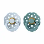 BIBS Boheme cumlíky z prírodného kaučuku 2ks - veľkosť 2 - Baby Blue / Island Sea