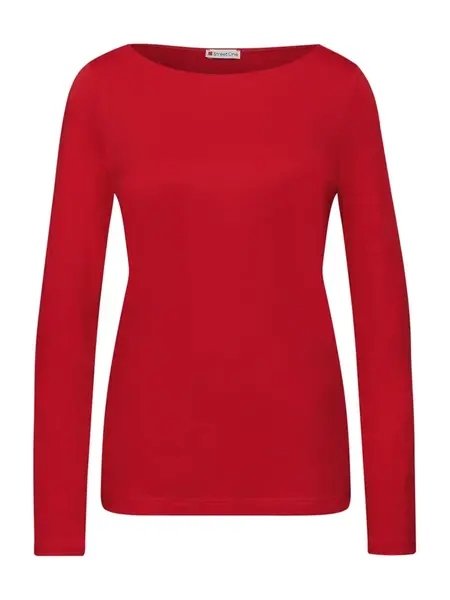 STREET ONE Tričko 'New Lanea'  červená