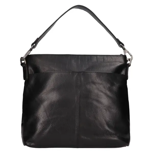 Dámská kožená kabelka Greenwood Babet - černá
