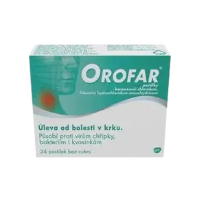 OROFAR pastilky 24 pastilek