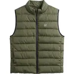 GAP V-FRCH LOGO LTWT PUFFER Pánska vesta, khaki, veľkosť