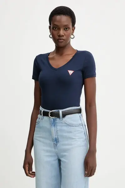 Tričko Guess dámské, růžová barva, W2YI45 J1314