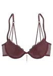 LASCANA Podprsenka  vínovo červená