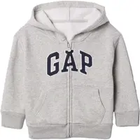 GAP V-LOGO FZ Detská mikina, sivá, veľkosť 3Y