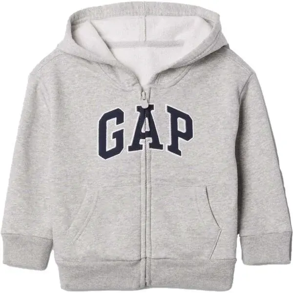 GAP V-LOGO FZ Detská mikina, sivá, veľkosť 3Y