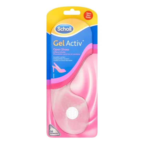 Scholl Gel Activ All Day Comfort gelové polštářky do otevřené obuvi s podpatkem 1 pár