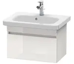 Duravit DuraStyle - Umývadlová skrinka 40x58x37 cm, 1 zásuvka, lesklá biela DS637902222