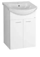 Aqualine Zoja - Umývadlová skrinka, 51x74x30 cm, biela 51055A