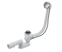 Alcadrain Odtokové súpravy - Vaňová odtoková a prepadová súprava, dĺžka 1000 mm, kov A55K-100