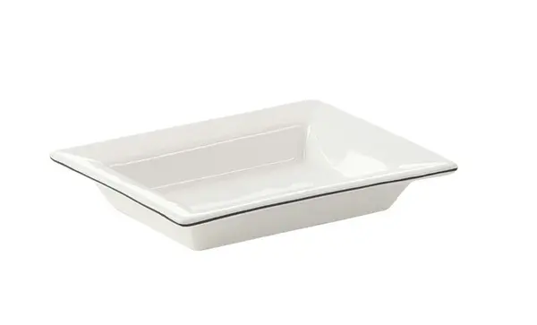 Sapho Gedy Kúpeľňové doplnky - Mydlovnička Lucrezia, biela LC11