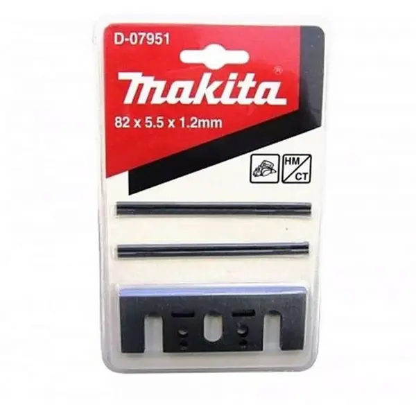 Makita Příslušenství - Oboustranný nůž do hoblíku, 82 mm, 2 ks D-07951