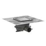 Hansgrohe RainDrain Spot Plus - Podlahová vpust, 15x15 cm, kartáčovaná nerezová ocel 56225800