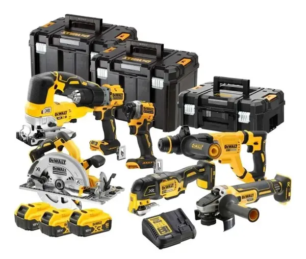 DeWALT Náradie - 14dielna súprava AKU náradia, batérií a nabíjačky DCK706P3T