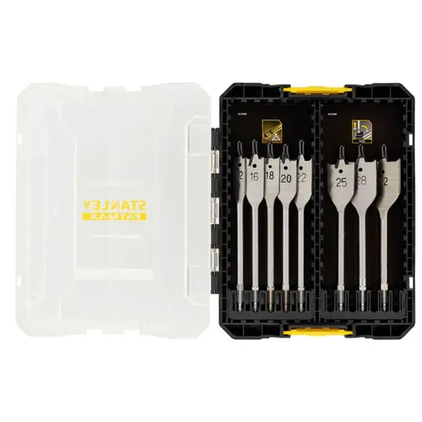 Stanley Príslušenstvo - 8-dielna súprava plochých vrtákov do dreva STA88556-XJ