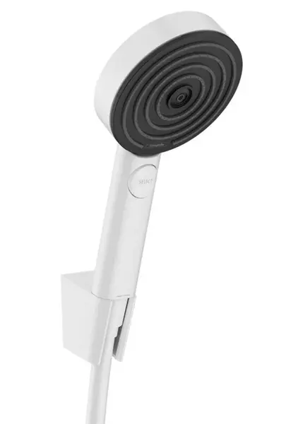 Hansgrohe Pulsify Select S - Set sprchové hlavice, držáku a hadice, 3 proudy, EcoSmart, matná bílá 24305700