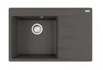 Franke Centro - Fragranitový drez CNG 611-78 TL/2, 78x50 cm, sivá bridlica 114.0713.981