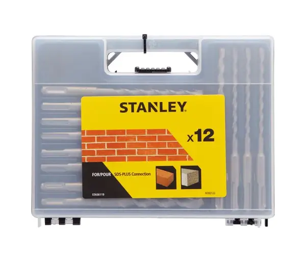 Stanley Príslušenstvo - 12-dielna súprava vrtákov do betónu SDS Plus STA56119-QZ