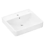 Hansgrohe Xanuia Q - Umývadlo 55x48 cm, s prepadom, otvor na batériu, biela 60238450