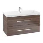 Villeroy & Boch Avento - Umývadlová skrinka, 98x51x45 cm, 2 zásuvky, Arizona Oak A89200VH
