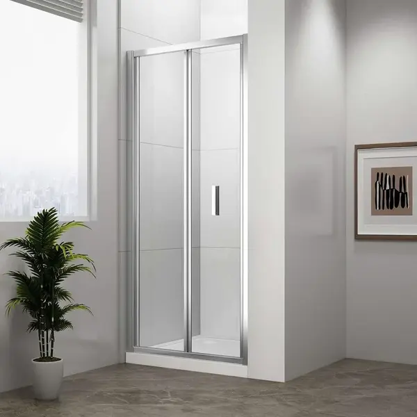 Polysan Easy Line - Sprchové dvere skladacie 80 cm, číre sklo EL1980