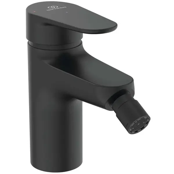 Ideal Standard ALU+ - Bidetová baterie s výpustí Click-Clack, BlueStart, hedvábná černá BE132XG